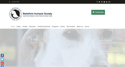 Desktop Screenshot of berkshirehumane.org